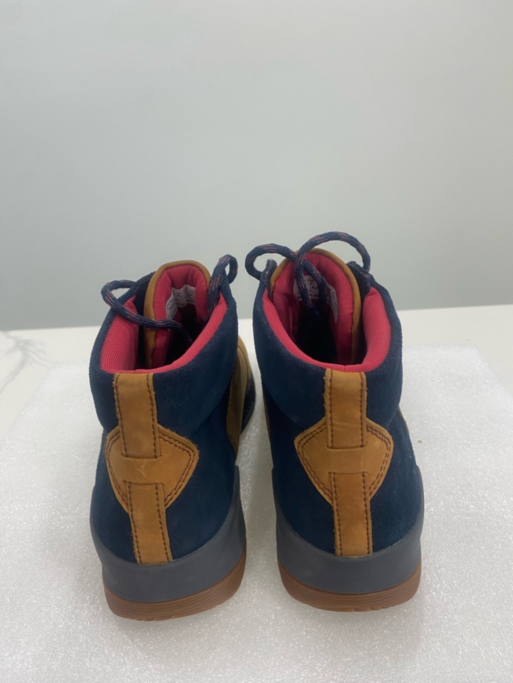 Timberland Chestnut and Navy Lace-Up Hiking Boots - Picture 4 of 7